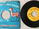 Vintage GENE AUTRY sings RUDOLPH The RED NOSED REINDEER 45 RPM Record 1951