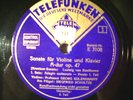 4x 78rpm KULENKAMPFF: KREUTZER Sonata BEETHOVEN Violin+Piano - GERMAN TELEFUNKEN