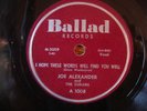 Chuck Berry very rare first 78rpm Joe Alexander Cubans Hope Words Find You Well