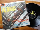 THE BEATLES   PLEASE PLEASE ME BLACK/YELLOW  OZ MONO EX+ VINYL