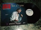 TOP RARE Maxi 45T Spécial Promo JOHNNY HALLYDAY Que je t'aime live a Bercy 1988