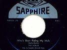 NOBLES -Sapphire 151- Who's Been Riding My Mule / Do You Love Me- DOO-WOP VG/VG+