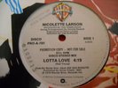 Nicolette Larson Lotta Love disco 12