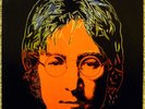 JOHN LENNON - MENLOVE AVE. RARE AND ORIG 1986 LP w/ ANDY WARHOL COVER ART EXC/NM