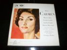 SAN 140,WHITE/GOLD ANGEL LABEL,BIZET, CARMEN,MARIA CALLAS,3 LP BOXSET