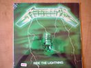 RARE METALLICA GREEN RIDE THE LIGHTNING SEALED COLORED FRENCH IMPORT BERNETT LP