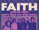 BLIND FAITH (ERIC CLAPTON) well all right (PS) EX-/VG+  french 7