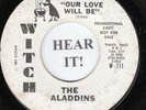 DOO WOP 45 The Aladdins (Witch PROMO # 111) Simple Simon/Our Love Will Be