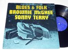 SONNY TERRY BROWNIE MCGHEE BLUES AND  FOLK RVG 1005 LP