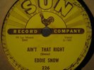 EDDIE SNOW__AIN'T THAT RIGHT__BRING YOUR LOVE BACK HOME