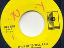 THE MERRYMEN -  IT'S A SIN TO TELL A LIE - 45 RPM CARAVAN RECORDS CANADA VG+++