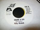 Billy Nichols Shake a Leg Funk Soul 45 on Sue Nice Copy LISTEN