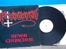 POSSESSED LP SEVEN CHURCHES Roadrunner 1985 w/Original Sleeve VG+
