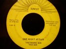 THE RISING SUN One Night Affair SUNCUT MIAMI FUNK SOUL CROSSOVER 45 HEAR