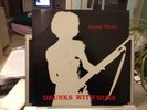 DRUNKS WITH GUNS Second Verses LP NM/OOP Noise Punk BRAIN BOMBS AmRep HARDCORE