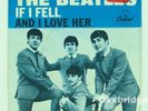 THE BEATLES If I Fell / And I Love Her CAPITOL 5235 Picture Sleeve RARE 45 w/PS
