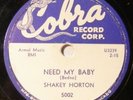 Cobra 5002, Shakey Horton   78 rpm