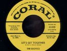 60s Northern Soul Popcorn THE EXOTICS Let's Get Together {CORAL}