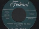 Lee Shot Williams - You're Welcome to the Club - R&B Dancer - Rare Listen Mod