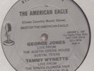 george jones / tammy wynette america eagle radio show 1987 3x lp