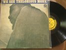 THELONIOUS MONK LP WE SEE PRESTIGE NJ MONO DG ROLLINS/ BLAKEY JAZZ RVG