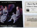 BLACK SABBATH 'HEAVEN AND HELL' LP FULLY SIGNED - DIO / IOMMI / BUTLER / WARD