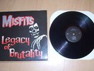 MISFITS - Legacy of Brutality - plain text label - RARE (Danzig Samhain) kbd
