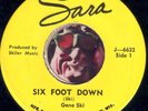 GENE SKI Six Foot Down ROCKABILLY BOPPER 45 RPM RECORD LISTEN