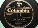 Columbia 14624-D Blind Willie Johnson Take Your Stand The Years Roll By Blues 78