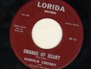 ROCKABILLY BOPPER on LORIDA--HAROLD CROSBY--HEAR BOTH--FLORIDA
