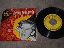 Jerry Lee Lewis The Great Ball Balls Of Fire Record 45 rpm Record Original Art