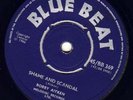 BOBBY AITKEN-SHAME & SCANDAL ORIG UK BLUE BEAT SKA 45 EX LISTEN