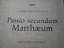 BACH Passio secundum Mattaeum 4x Vinyl LP Archiv Production 14125/28