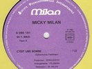 MICKY MILAN c'est une bombe RARE FRENCH BOOGIE 12