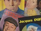 4 X 45T EP autographe Jacques DUFILHO Fernand RAYNAUD J BODOIN Colette RENARD
