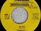 TEMPESS II 45 So Fine RARE MODERN SOUL Miami Funk GOLD Rec '87 LISTEN