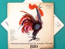 LP I FESTIVAL INTERNACIONAL DA CANCAO POPULAR RIO 1966 - FOLK SAMBA BOSSA BRAZIL