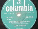 India Cliff Richard Wind Me up(Let me go) 78 Rpm DB 7745 Made In India am3