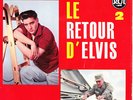 RARE ELVIS PRESLEY FRENCH EP (LE RETOUR D' ELVIS 2  - 75-608 YELLOW LABEL)