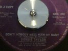 Northern Soul - Debbie Taylor - Don't Nobody Mess With My Baby - GWP Grapevine