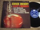 ERNIE HENRY Last Chorus LEE MORGAN, KENNY DORHAM Riverside Jazz MONO LP NM-
