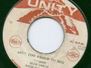 1969 REGGAE - SLIM SMITH (Uniques) - AINT TOO PROUD TO BEG JA UNITY Sound Clip