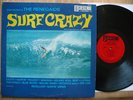 BOB VAUGHT & THE RENEGAIDS- SURF CRAZY RARE 1963 ORIGINAL SURF LP AUTOGRAPHED