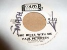 Paul Petersen Brian Wilson She Rides With Me Promo 45