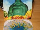 Blink 182 Buddha LP CLEAR with BLUE YELLOW SPLATTER rare oop nofx green day