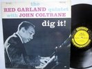 RED GARLAND LP with John Coltrane DIG IT PRESTIGE Bergenfield, N.J. VAN GELDER
