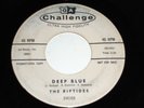 THE RIPTIDES Deep Blue 45 Machine Gun VG+ WLP Garage Surf rock Challenge 59058