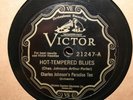 Victor 21247 Charles Johnson's Paradise Ten Hot Tempered Blues Ain't The One 78