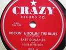 BABS GONZALES EDDIE JEFFERSON CRAZY 1002 BLUES JAZZ HIP