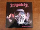 MEGADETH KILLING IS MY BUSINESS LP MX 8015 COMBAT LABEL VG+/NM VINYL 1985